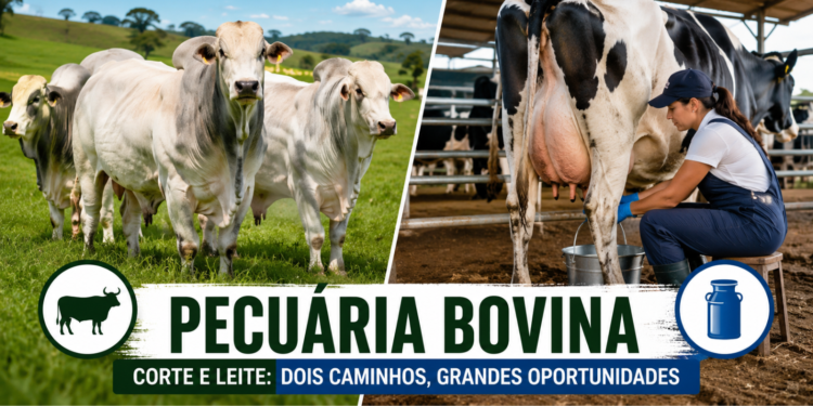 Pecuária de Corte ou Pecuária Leiteira: Entenda as diferenças Antes de Investir